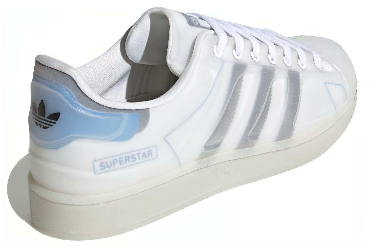 Кеды adidas Originals Superstar Futureshell (бело-синие) — Белый / синий — фото 4