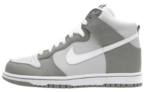 Nike Dunk High Skate Shoes 'Gray White'
