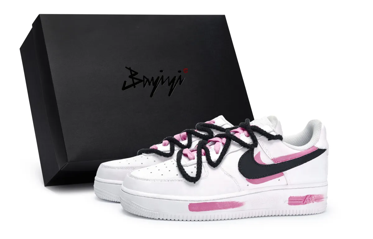 Nike Air Force 1 Cirrus Cyan Slip Resistant Low top Skateboard Shoes Unisex White Black Rose Red