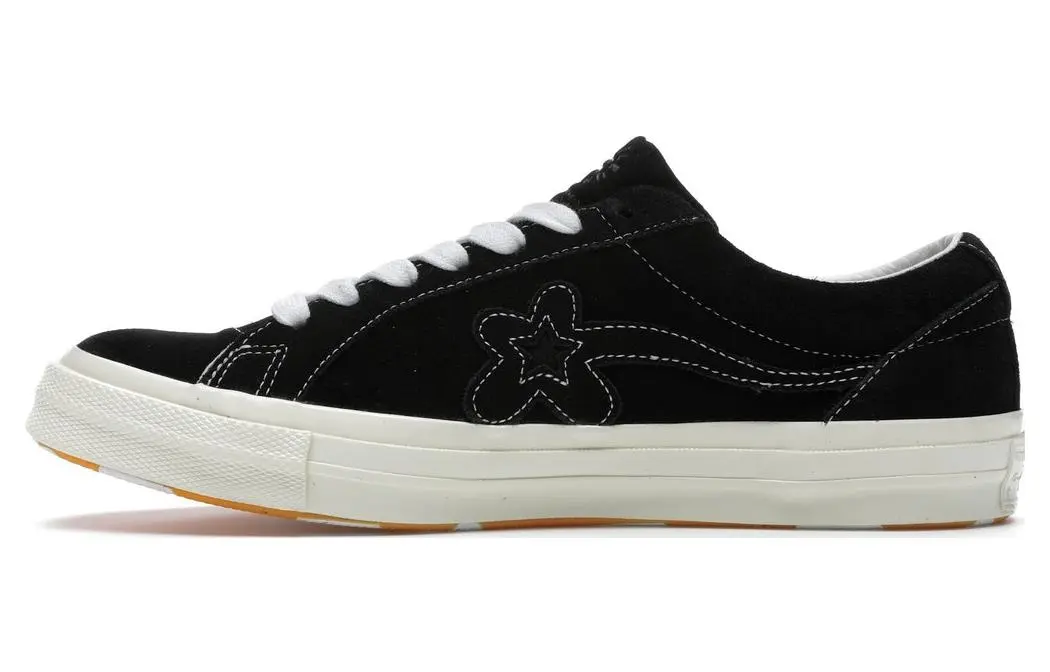 Golf Le Fleur x Converse One Star Black Slip Resistant Lightweight Non slip Lightweight Low top Skateboard Shoes Unisex