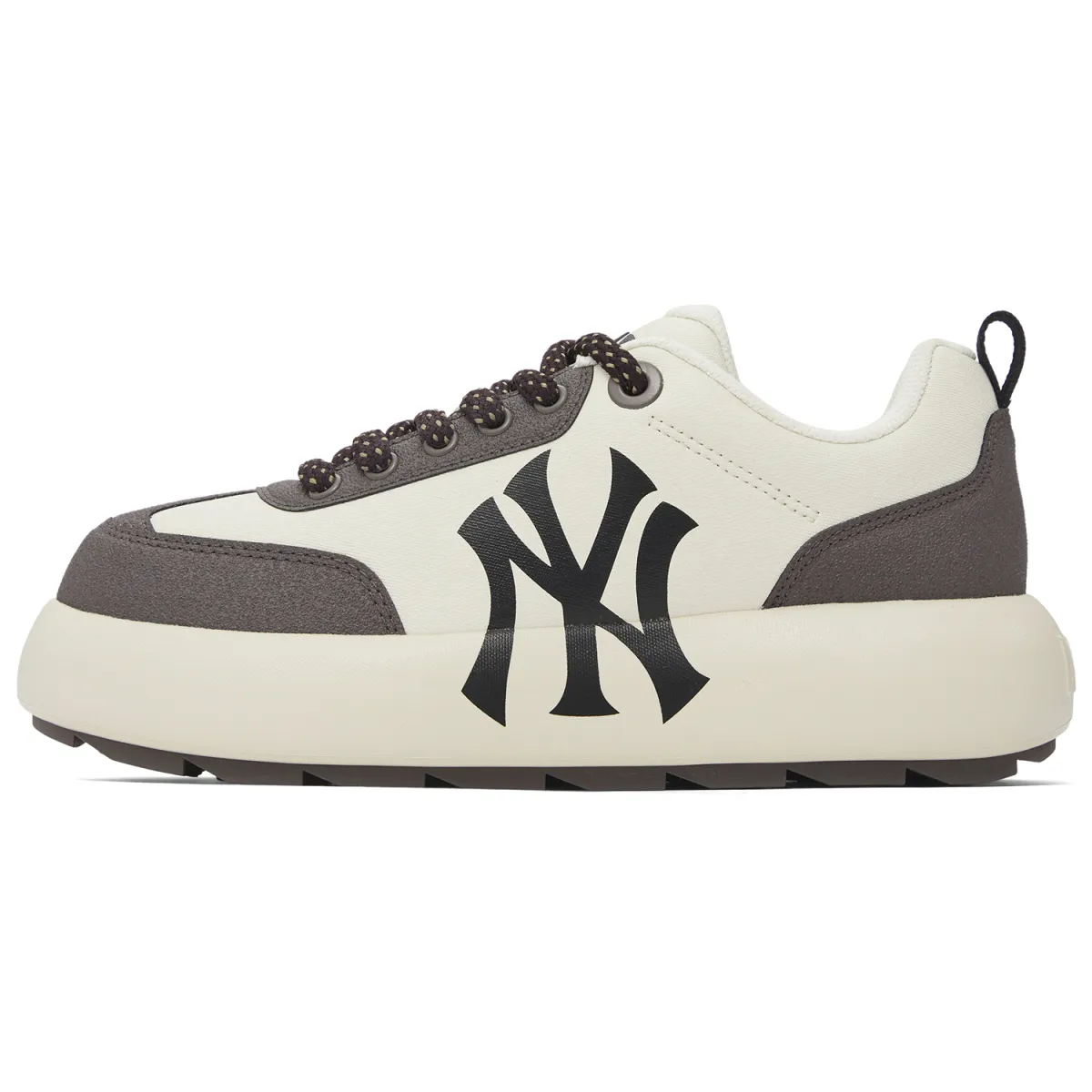MLB New York Yankees Low top Skateboard Shoes Unisex Charcoal Gray