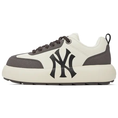 MLB New York Yankees Slip Resistant Low top Skateboard Shoes Unisex Charcoal Gray