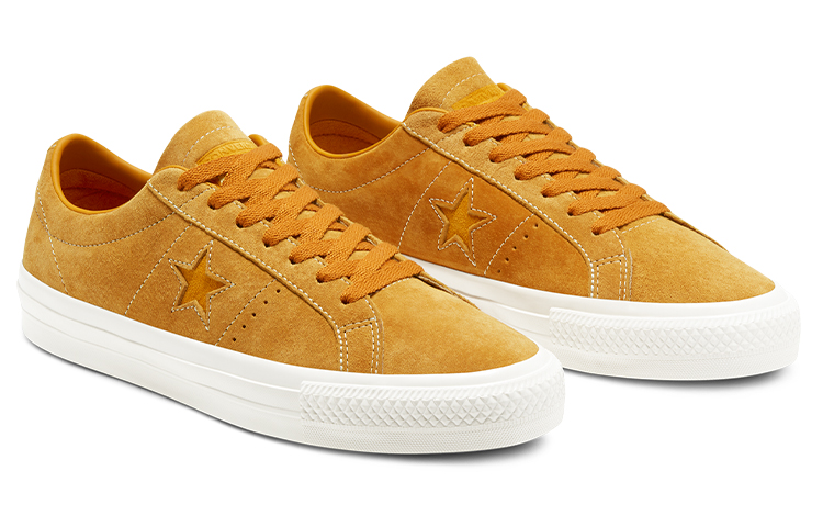 Кеды Converse One Star Pro (горчичные) — фото 3