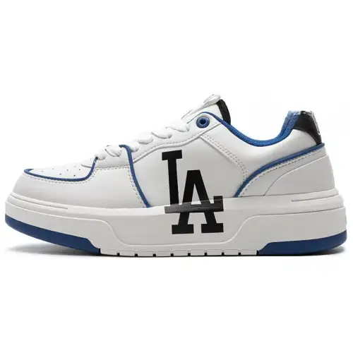 MLB Chunky Liner Slip Resistant Abrasion Resistant Low top Skateboard Shoes Unisex White Blue Black