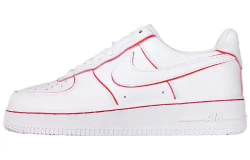 Nike Air Force 1 Low 'White Red' Women's