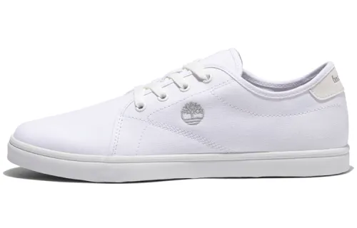 Timberland Slip Resistant Cushioning Abrasion Resistant Low top Skateboard Shoes Cloud White