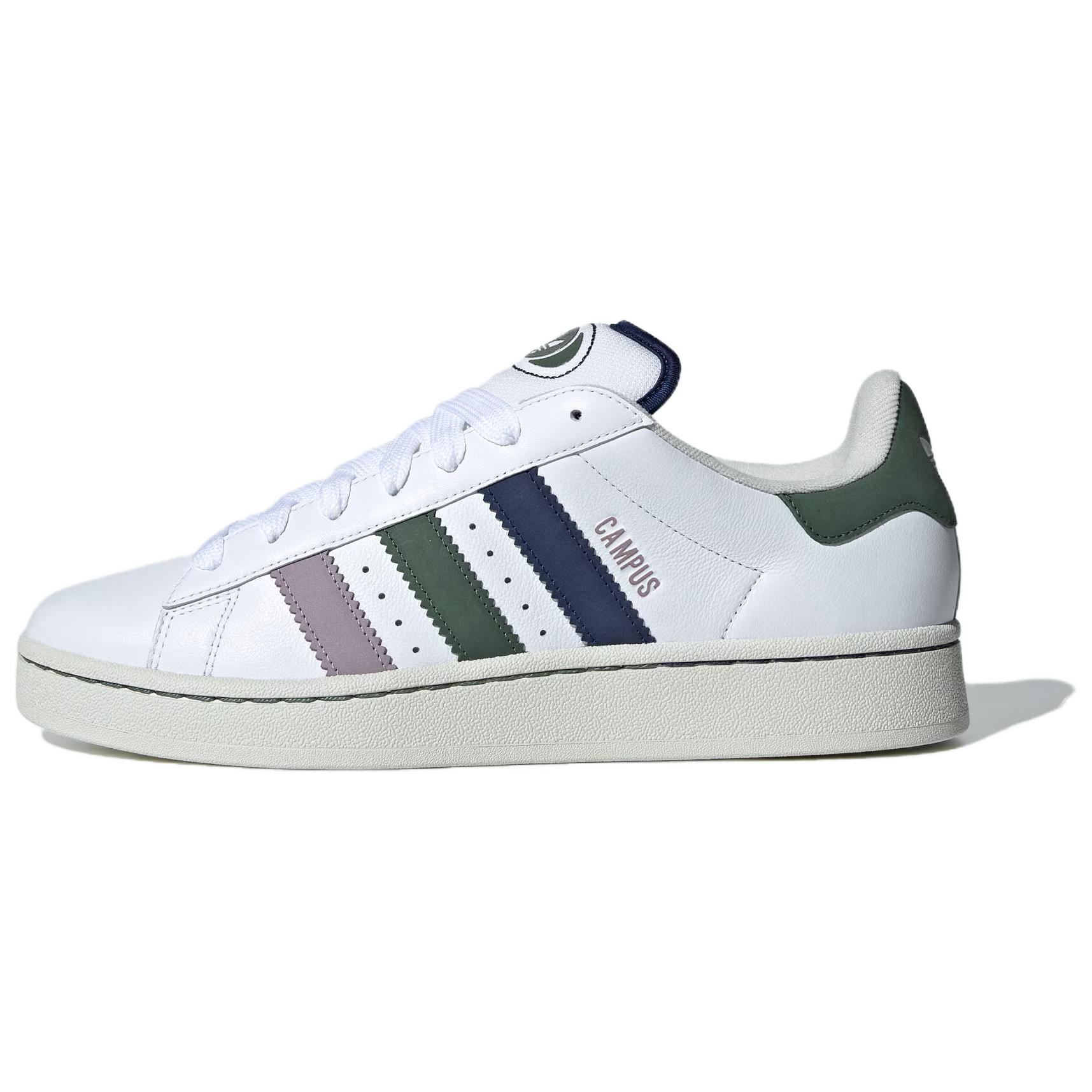 Adidas originals CAMPUS 00s comfortable and versatile thin-soled bread shoes, wear-resistant, low-top sneakers, same style for men and women, white blue