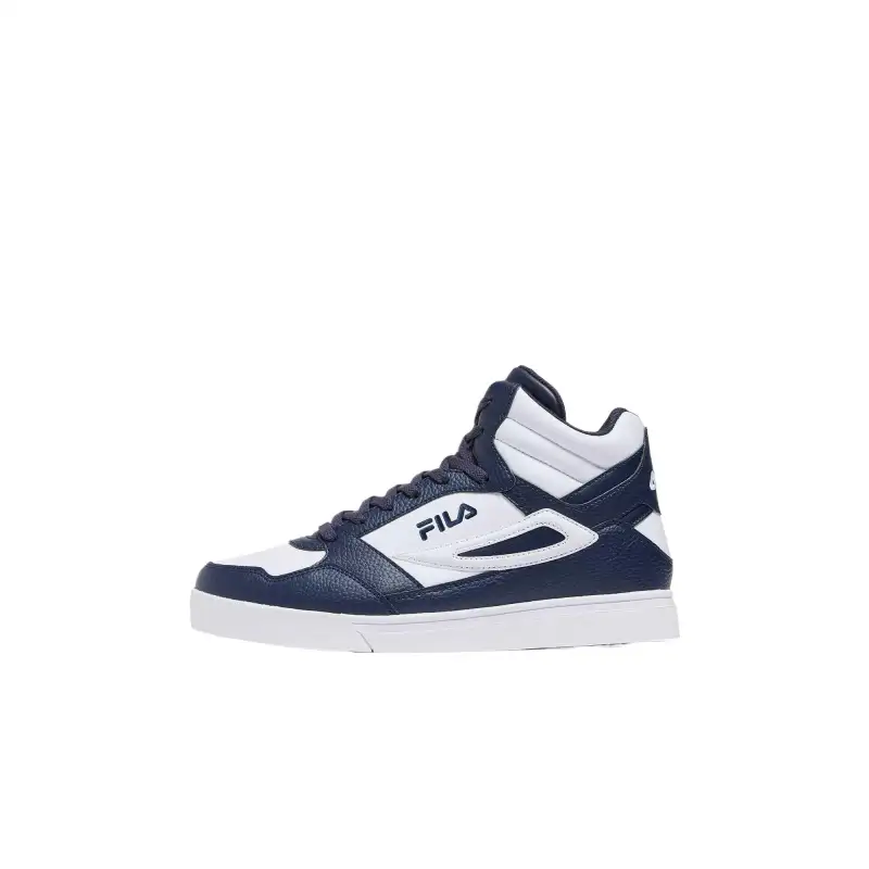 FILA Pu High top Skateboard Shoes Men's Marine Blue White