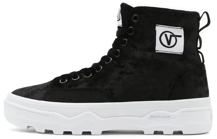 Vans Crushed Velvet Sentry Wc 'Black White'