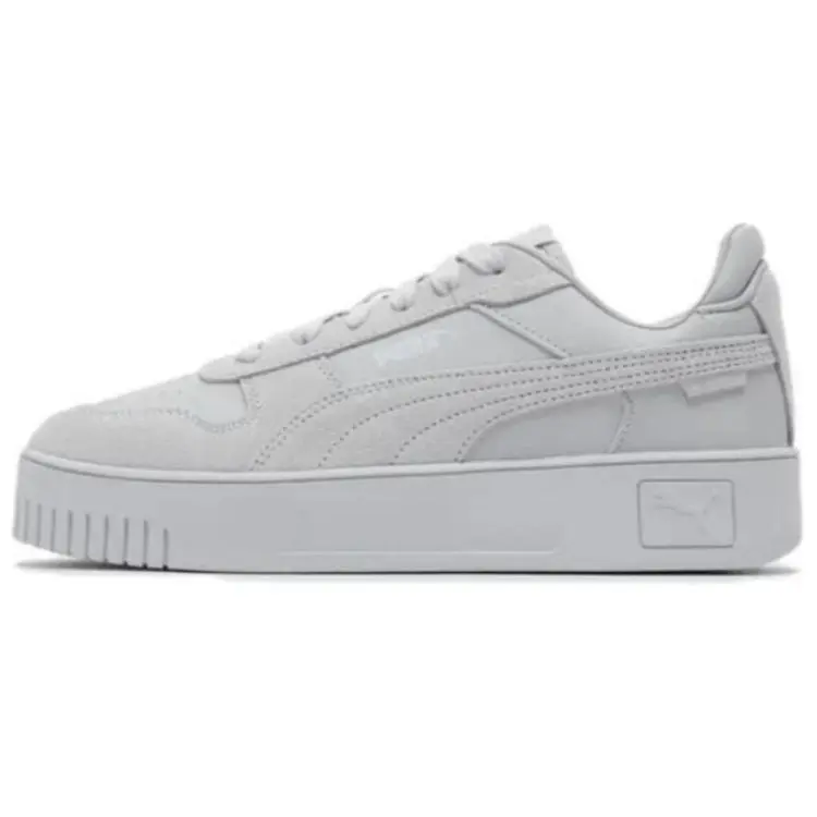 PUMA Carina Street Abrasion Resistant Low top Skateboard Shoes Women's Gray