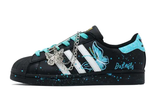 Adidas Originals SUPERSTAR Slip Resistant Low top Skateboard Shoes Unisex Blue