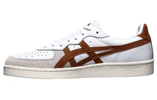 Onitsuka Tiger GSM Abrasion Resistant Balance Low top Skateboard Shoes Unisex White Brown
