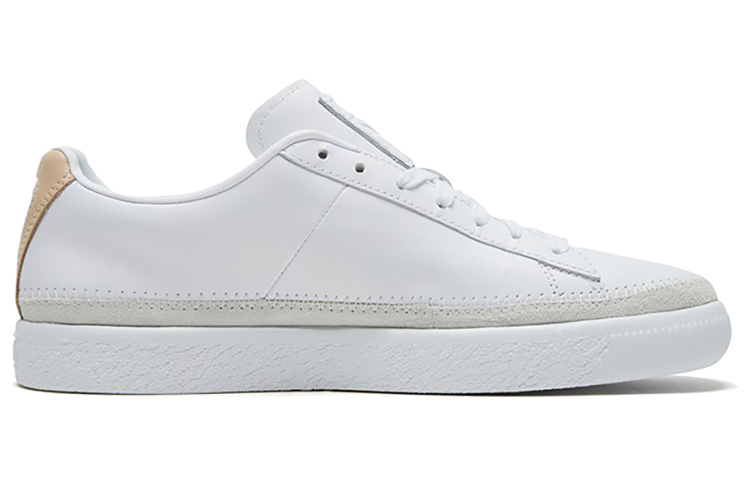 Кеды PUMA Basket Trim Block (белый / золотой) — фото 2