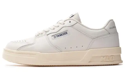 MLB Hofer Slip Resistant Abrasion Resistant Slip Resistant Abrasion Resistant Low top Skateboard Shoes Unisex White