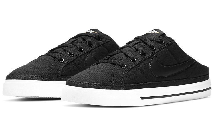 Слипоны Nike Court Legacy Mule (черные) — фото 3