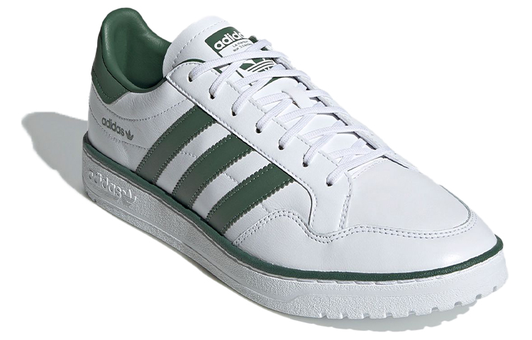 Кеды adidas originals Team Court (бело-зеленые) — фото 3