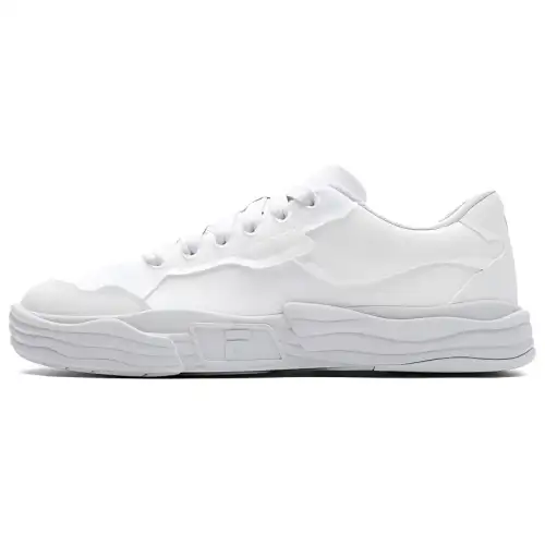FILA FUSION POP Textile, Synthetic Leather Comfortable And Breathable Low top Skateboard Shoes Women's Blush Pink