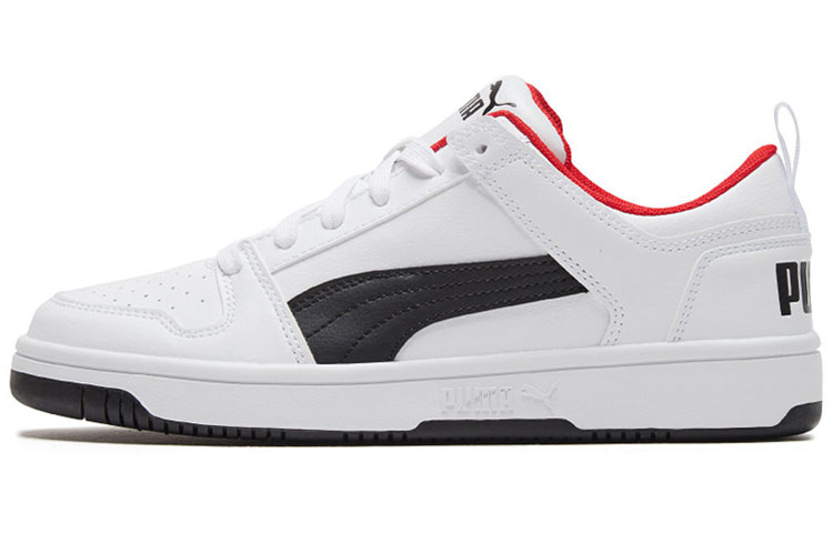Кеды PUMA Rebound Layup LO SL (бело-черно-красные)