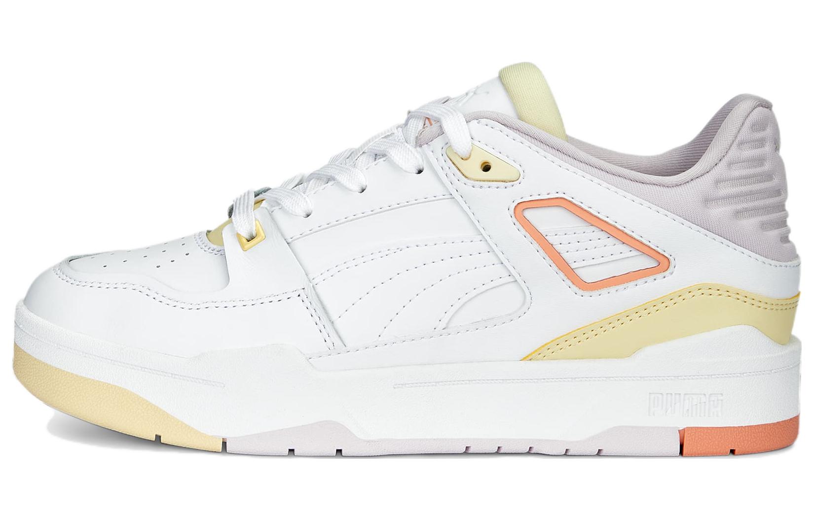 Женские кеды PUMA Slipstream (бело-желто-фиолетовый)