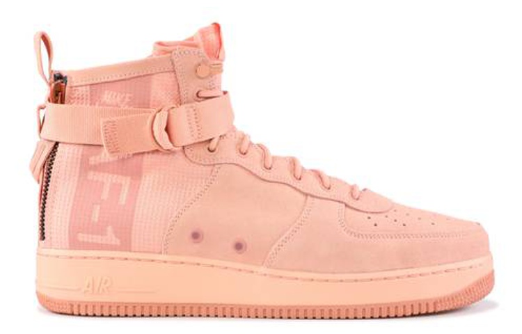 Мужские кроссовки Nike Air Force 1 (розовые) — фото 2