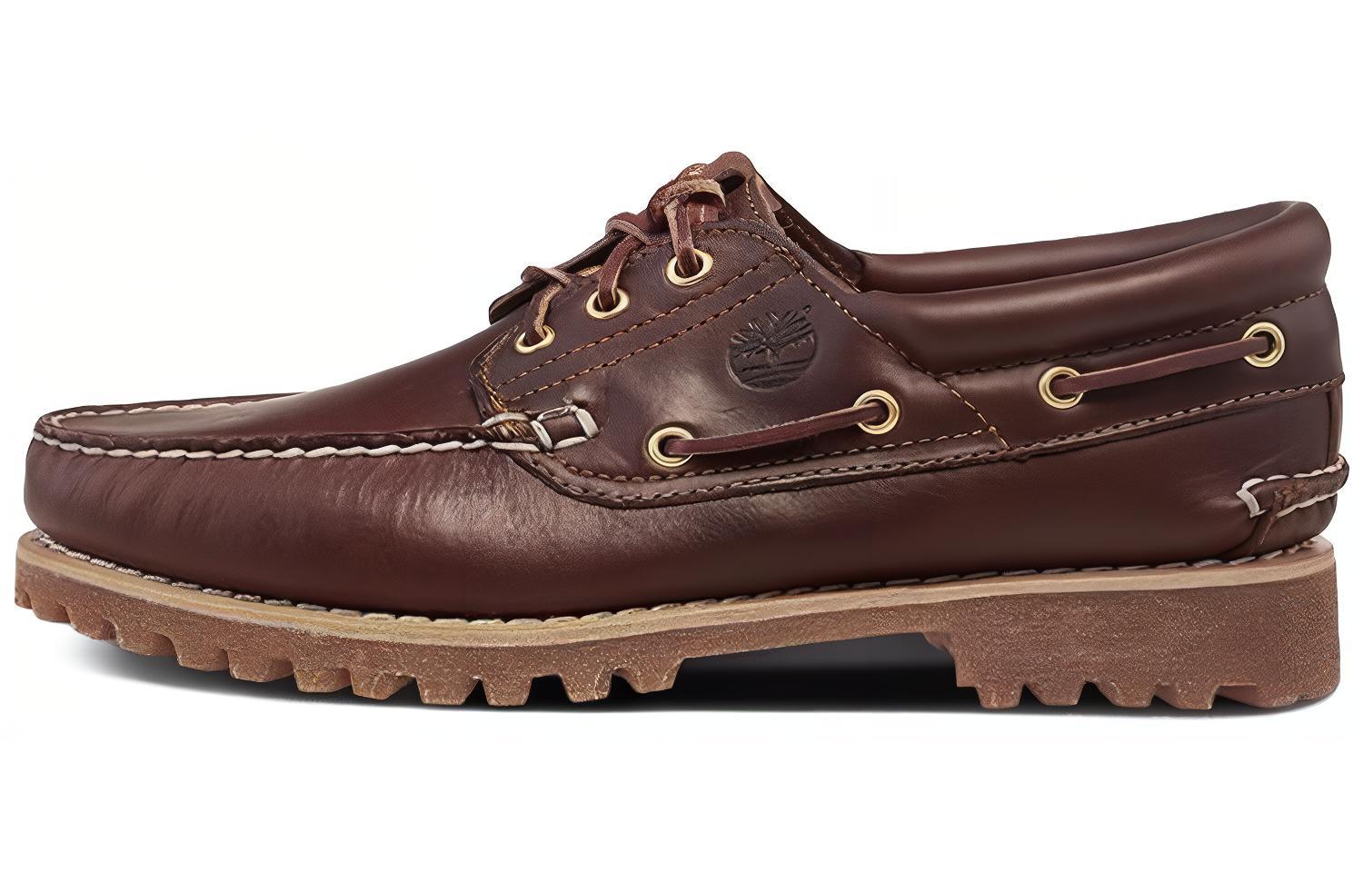 Мужские туфли Timberland 3-Eye (коричневые)