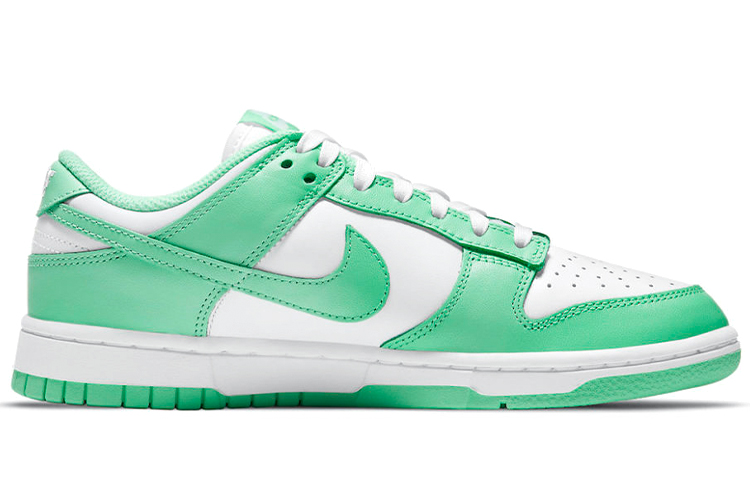 Женские кеды Nike Dunk Green Glow (зеленые) — фото 2