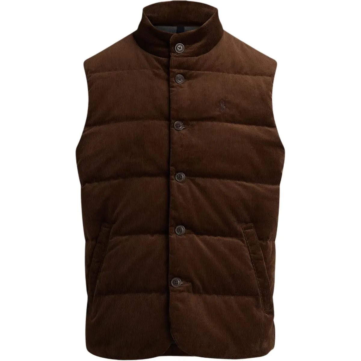 Polo Ralph Lauren Logo embroidered Corduroy padded Gilet