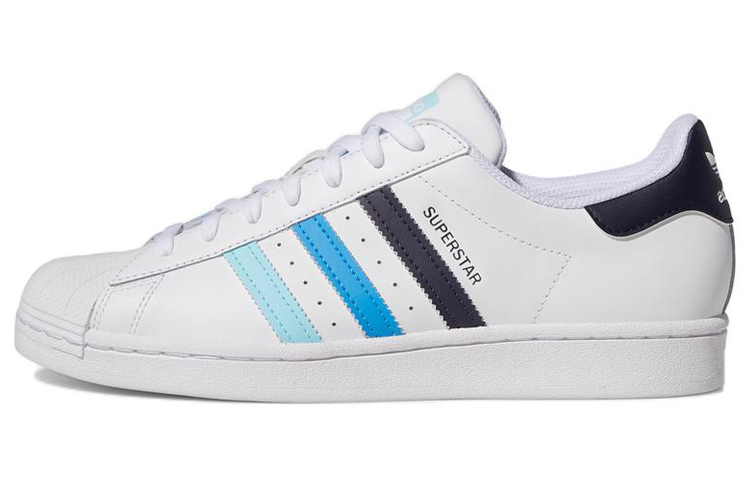 Кеды adidas originals SUPERSTAR (бело-синие)