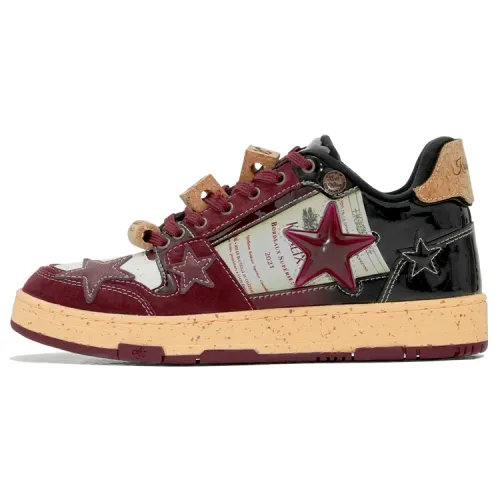 KAALIXTO Skateboarding Low 'Red Wine'