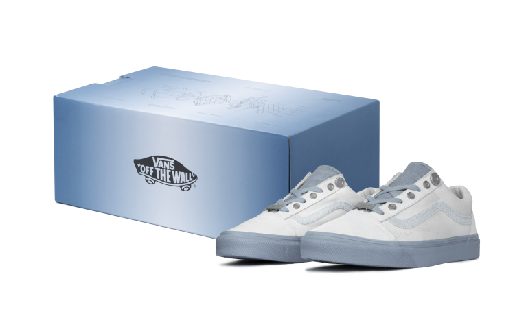 C2H4 x Vans Old Skool Low top Skateboard Shoes Unisex Gray White