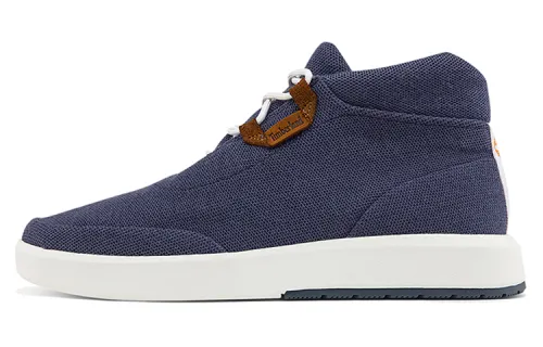 Timberland Skateboard Shoes Men's Mid Top Blue/White