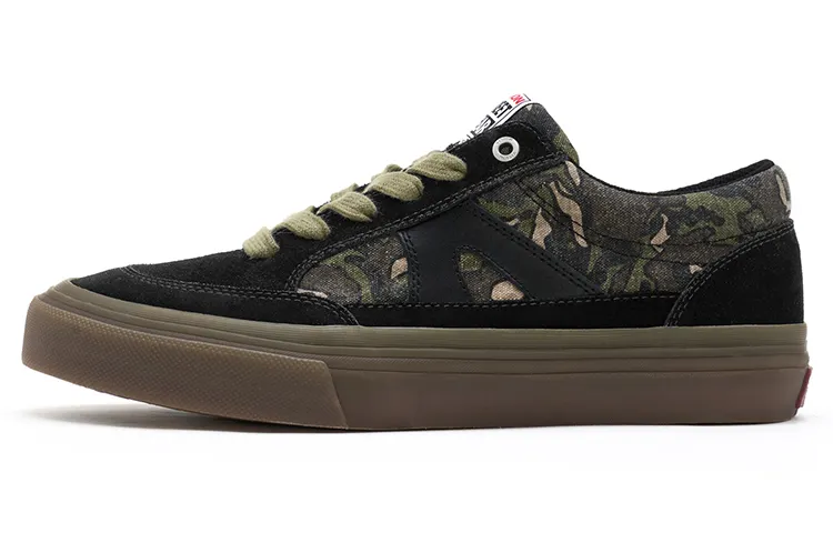 Vision Street Wear Stick Abrasion Resistant Low top Skateboard Shoes Unisex Army Green Camouflage Multicolor