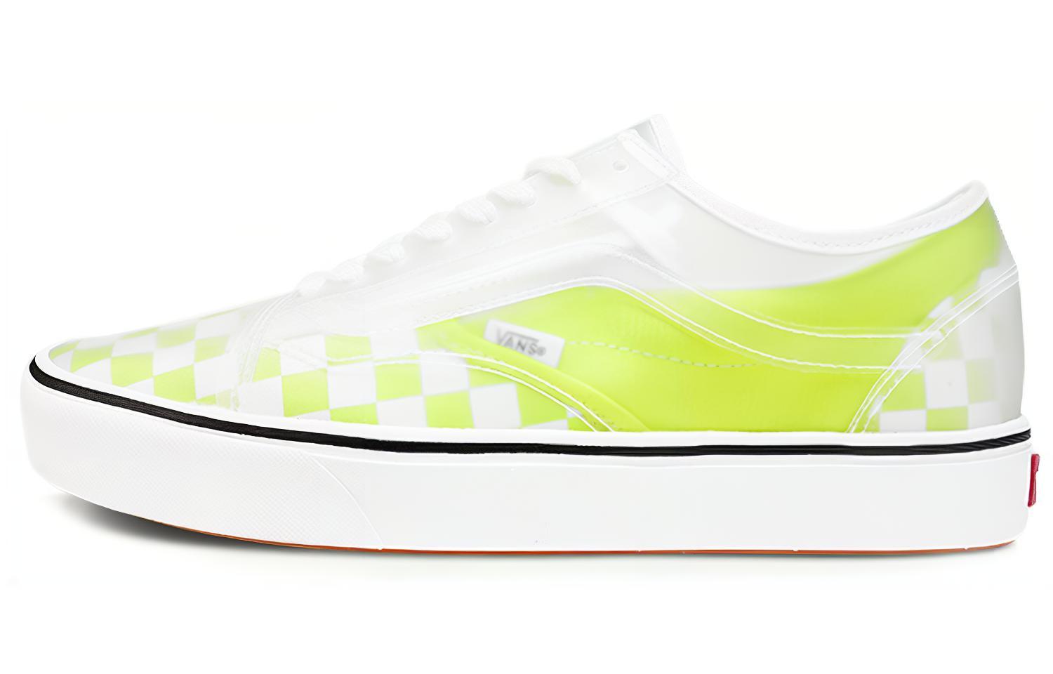 Slip-Skool ComfyCush Vans 'Safety Yellow Checkerboard'