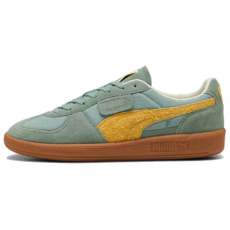 PUMA Palermo Abrasion Resistant Low top German Army Trainers Unisex Green