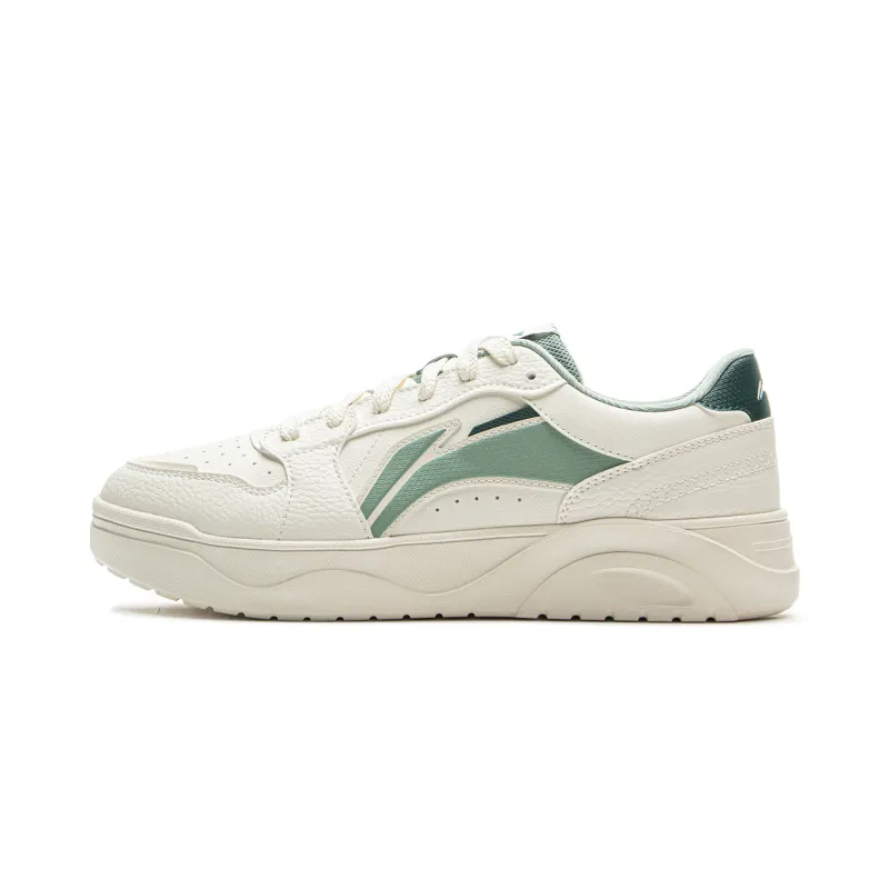 Li Ning Fresh Look Low top Skateboard Shoes Men's Beige Green