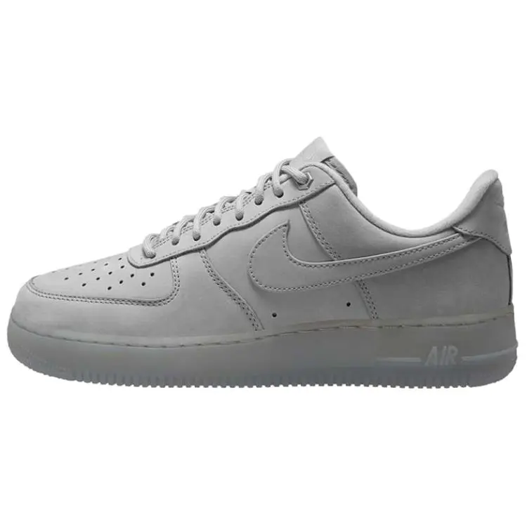 Nike Air Force 1 Breathable Cushioning Skateboard Shoes Men's Gray