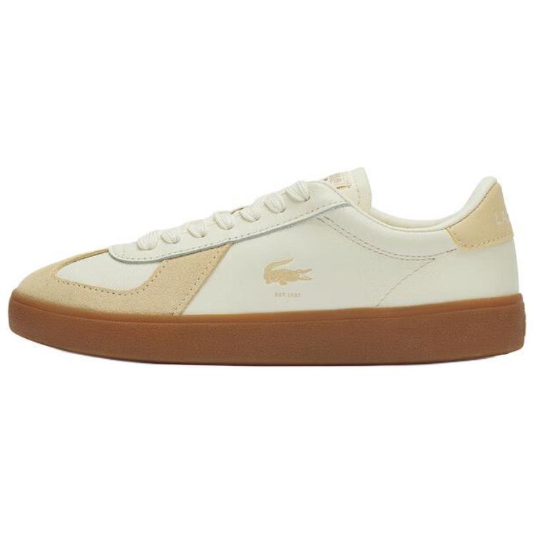 Женские кеды LACOSTE 49SFA0030 (оранжево-желтые)