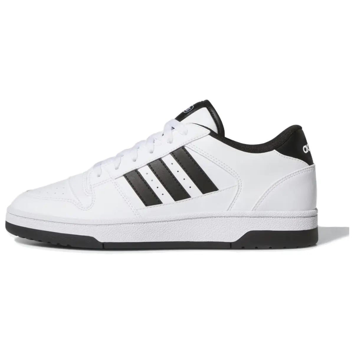Adidas BREAK START Synthetic Leather Low top Skateboard Shoes Unisex White