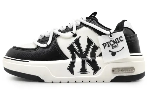 MLB Chunky Liner Pu Abrasion Resistant Height Increasing Abrasion Resistant Height Increasing Low top Skateboard Shoes