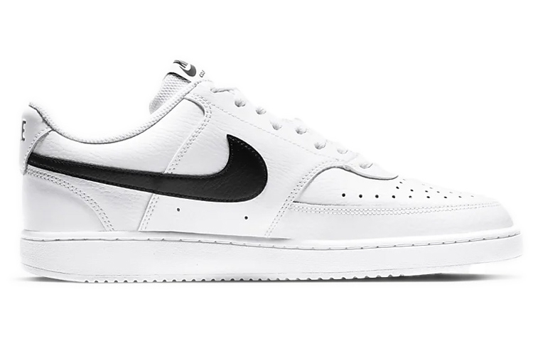 Кеды Nike Court Vision 1 (бело-черные) — Белый — фото 2