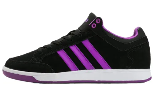 Adidas Originals Skateboard Shoes Women's Low Top Black/Purple