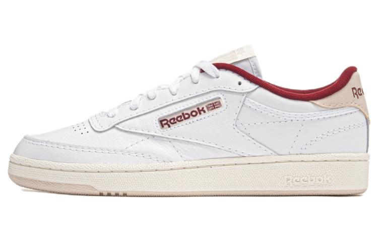 Кеды Reebok Club C 85 (бело-красные)
