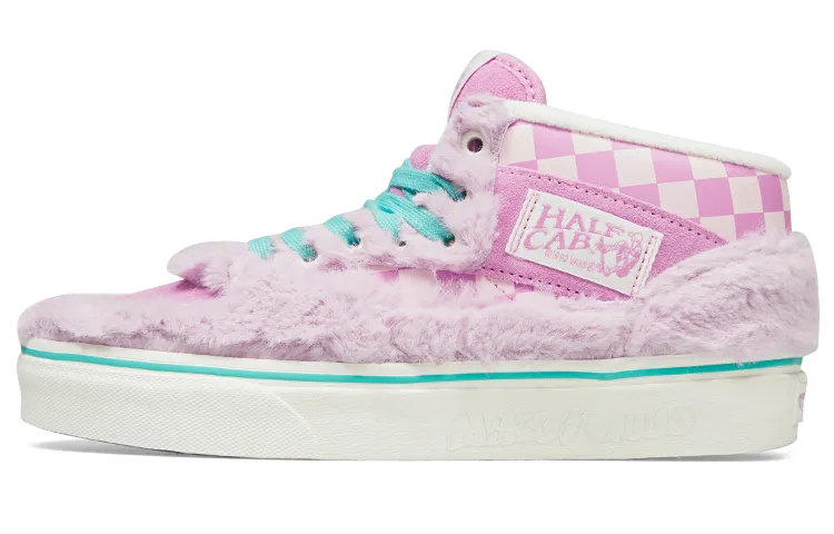 Vans x Miro&Wujo Thermal Mid top Skateboard Shoes Unisex Pink