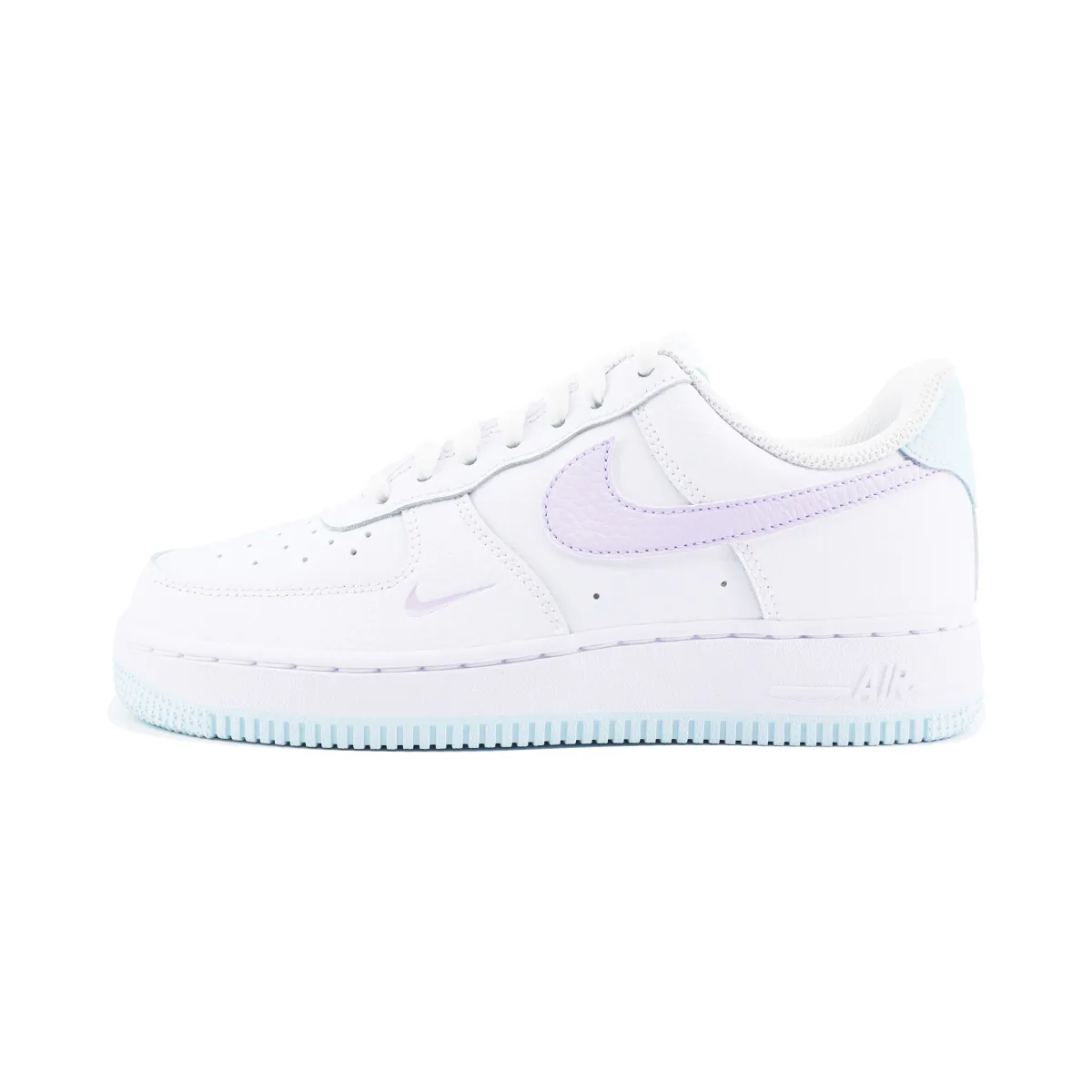 Nike Air Force 1 Refreshing Slip Resistant Abrasion Resistant Low top Skateboard Shoes Women's White Purple