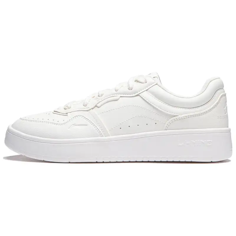 Li Ning Line 2.0 V2 Slip Resistant Abrasion Resistant Slip Resistant Abrasion Resistant Skateboard Shoes Men's White