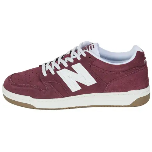 New Balance NB 480 Low top Skateboard Shoes Men's Red D Width