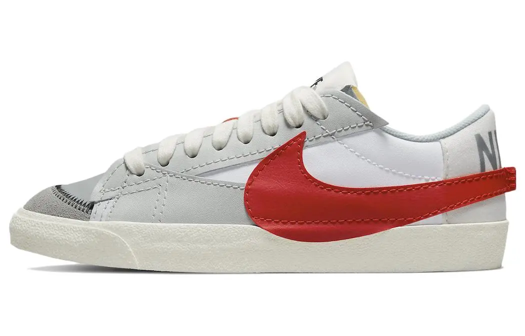 Nike Blazer Low 77 Jumbo White Photon Dust Light Smoke Grey University Red