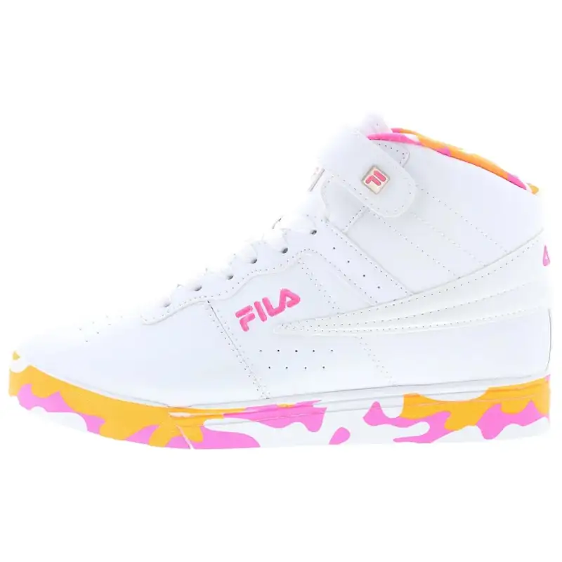 FILA Vulc 13 High top Skateboard Shoes Women's White Pink