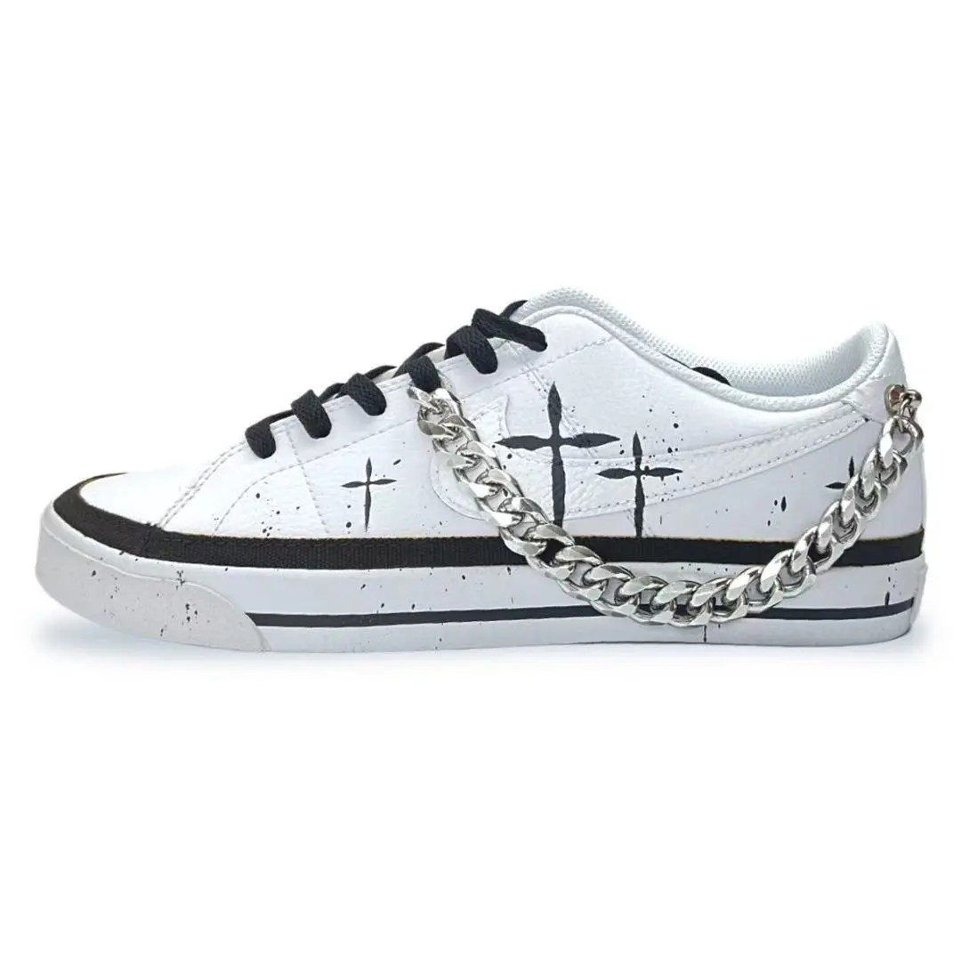 Nike Court Legacy Cross Chain Heart Slip Resistant, Abrasion Resistant, Lightweight