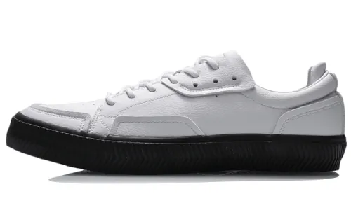 Li Ning Textile, Synthetic Leather Slip Resistant, Abrasion Resistant, Lightweight Low top Skateboard Shoes Men's